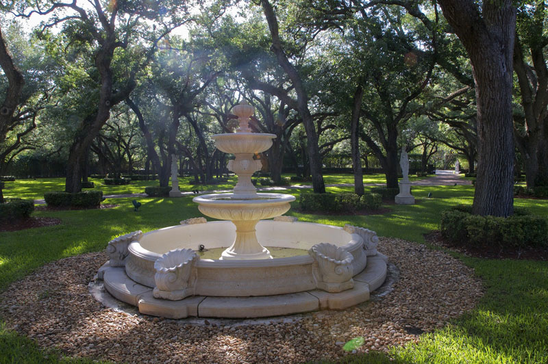 Old Cutler house fountain