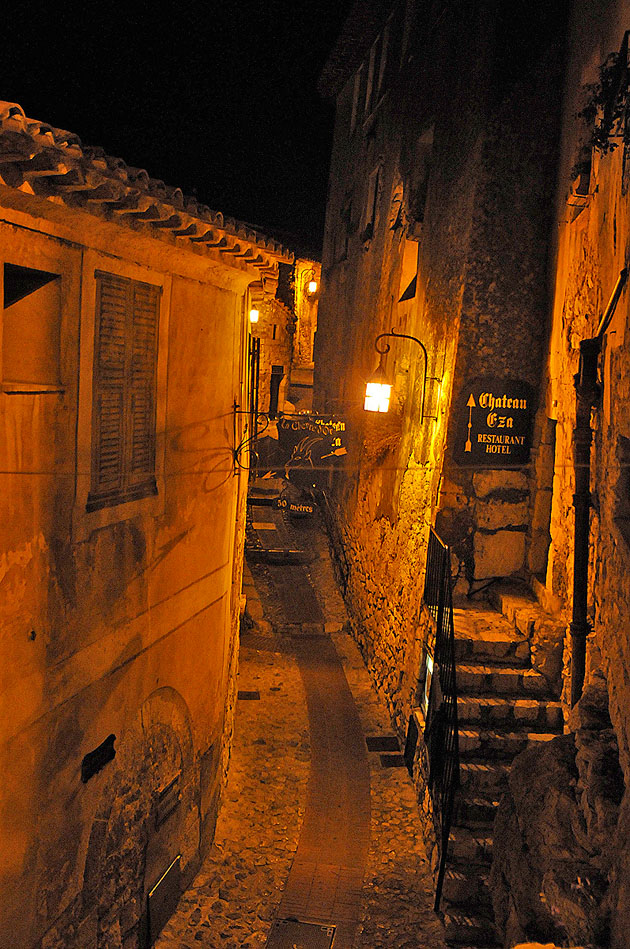 Éze Village at night