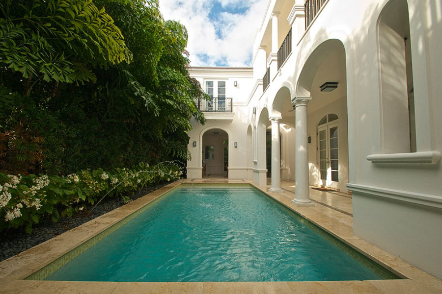 Miami Beach luxury house pool