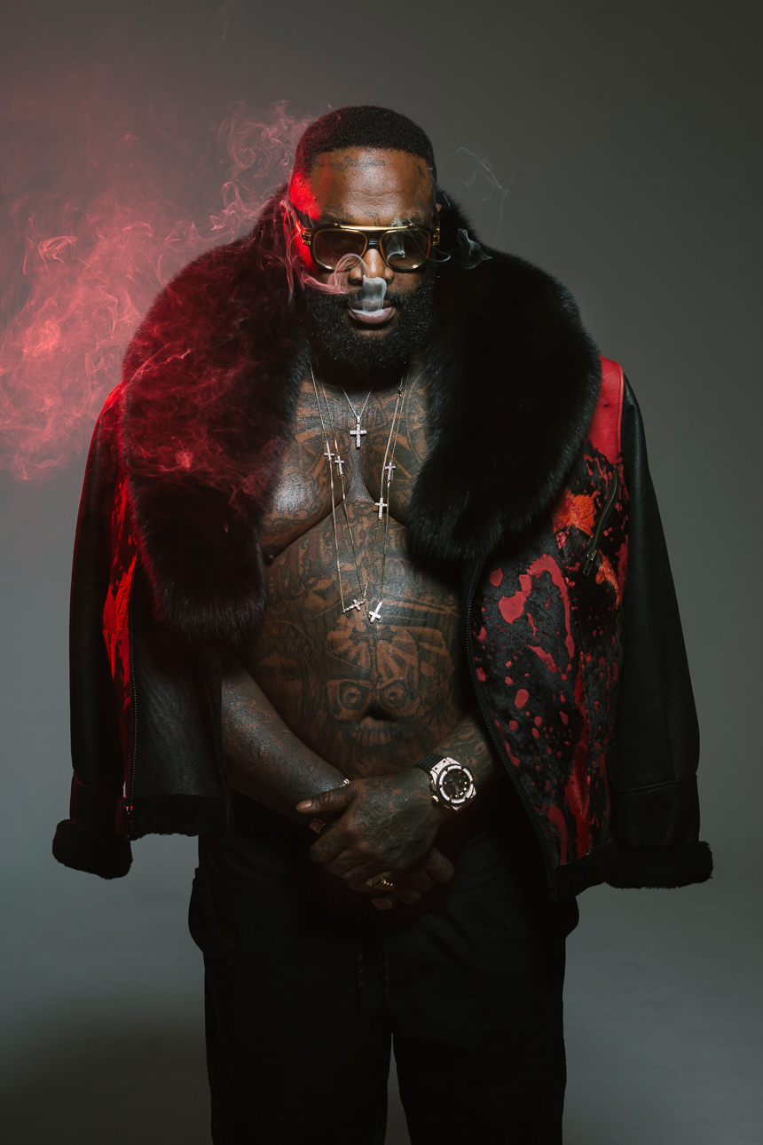 Rick Ross Cover Photoshoot for Inked Magazine - The Boss is Back