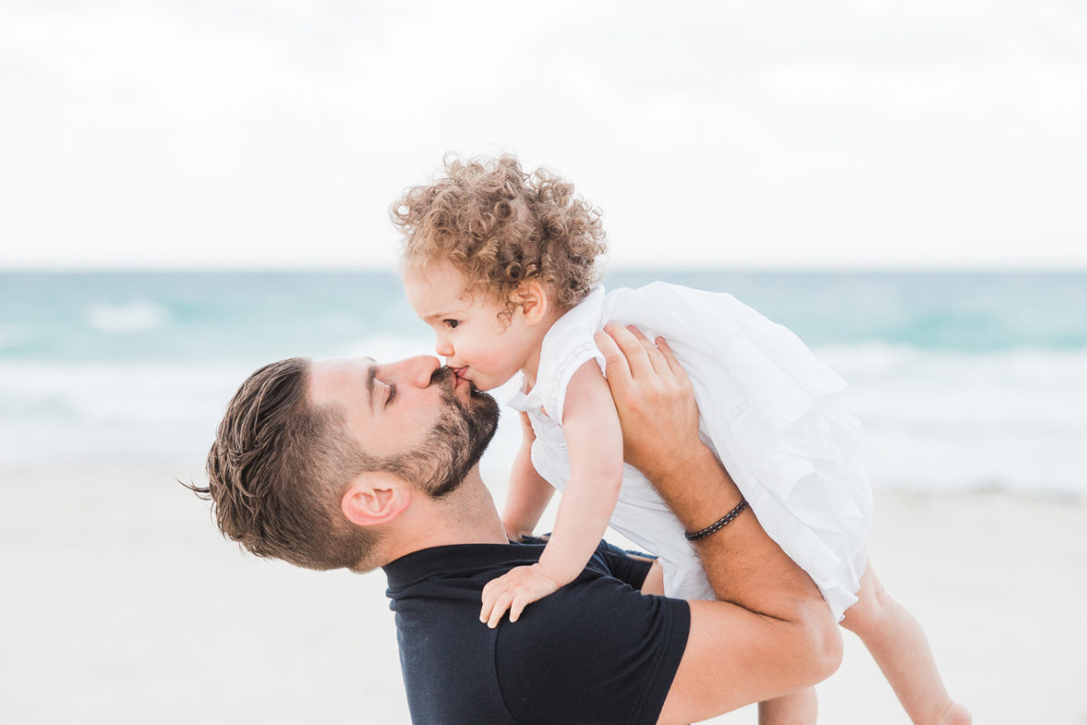 South Beach family session with baby